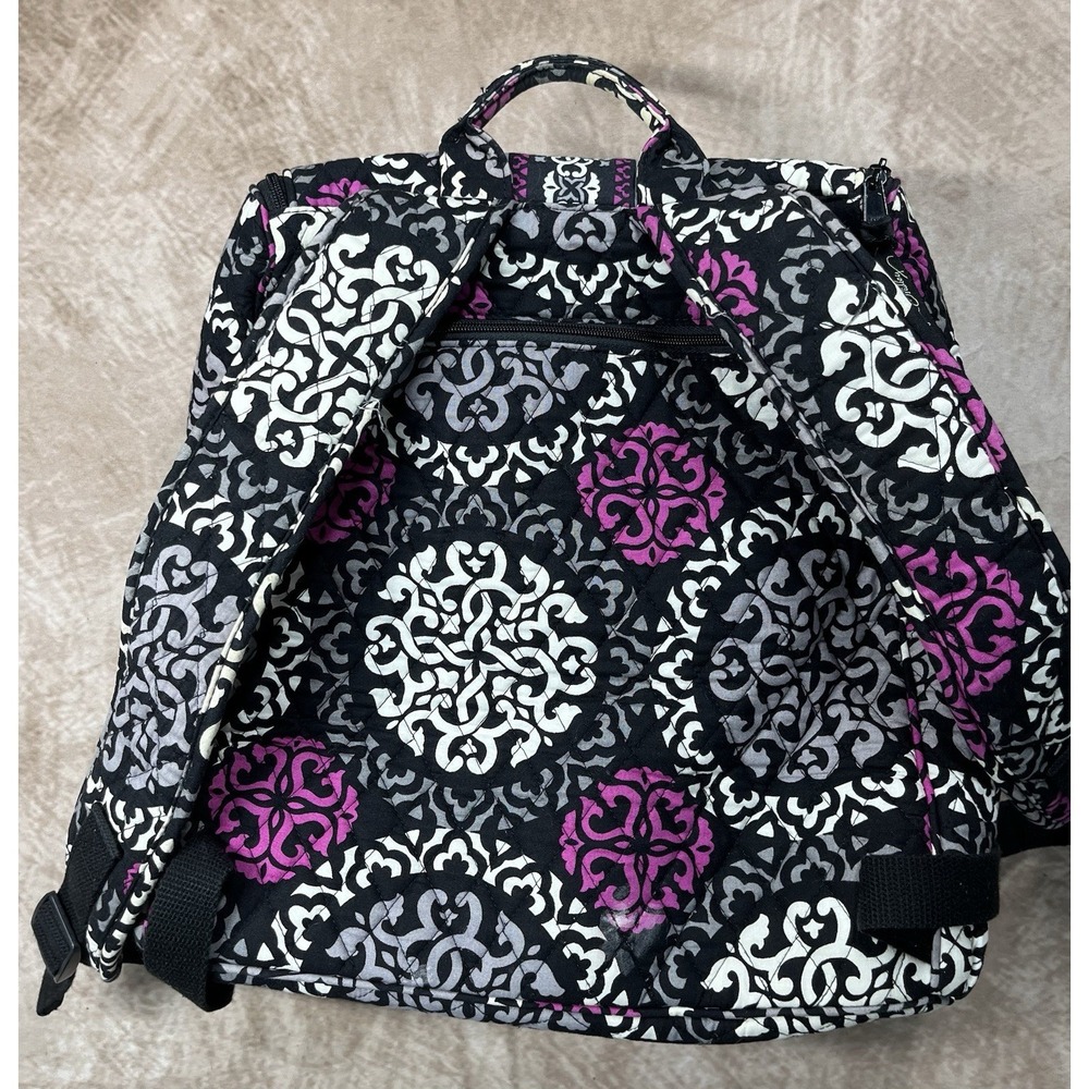 Pink Black And Grey Backpack/book Bag - Picture 2 of 8